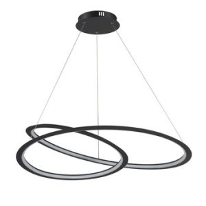 Lampa wisząca SPIRELLO ledowa czarna 80 192659 Lampa wisząca SPIRELLO ledowa czarna 80 192659