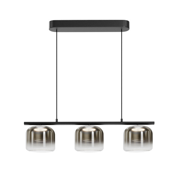 Lampa wisząca SPIRITO czarna-dymiona LED 14W 3000K 1800lm Maytoni 1021100