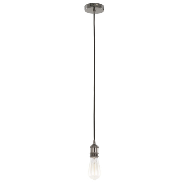 Lampa wisząca srebrna Classo 1xE27x40W wym: 150x10x10 cm Italux 854639