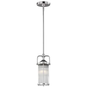 Lampa wisząca srebrna Paulson 1xG9x3W wym: 120x13x13 cm Feiss 852748 Lampa wisząca srebrna Paulson 1xG9x3W wym: 120x13x13 cm Feiss 852748