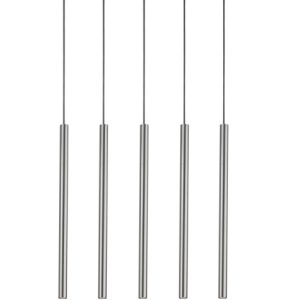 Lampa wisząca srebrna Sopel 5xG9x3W wym: 80x60x5 cm Sigma Lighting 837964 Lampa wisząca srebrna Sopel 5xG9x3W wym: 80x60x5 cm Sigma Lighting 837964