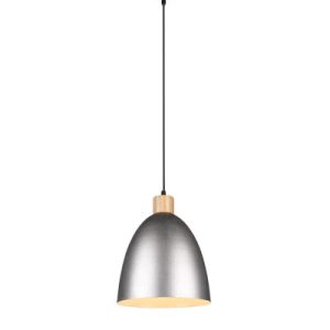 Lampa wisząca srebrno-jasne drewno JAGGER 1xE27x40W wym: 150x25x25 cm RL 856549 Lampa wisząca srebrno-jasne drewno JAGGER 1xE27x40W wym: 150x25x25 cm RL 856549