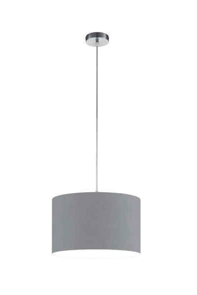 Lampa wisząca srebrno-szara HOTEL 1xE27x60W wym: 150x40x40 cm Trio 856544
