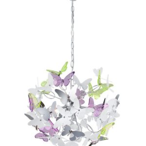 Lampa wisząca srebrno-wielokolorowy BUTTERFLY 4xG9x28W wym: 150x50x50 cm RL 852756 Lampa wisząca srebrno-wielokolorowy BUTTERFLY 4xG9x28W wym: 150x50x50 cm RL 852756