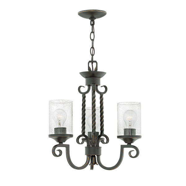Lampa wisząca stara czerń Casa 3xE27x60W wym: 212,7x42,2x42,2 cm Hinkley 849246