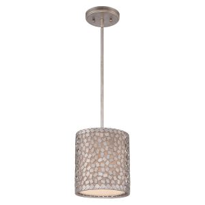 Lampa wisząca stare srebro Confetti 1xE27x100W Quoizel 849423 Lampa wisząca stare srebro Confetti 1xE27x100W Quoizel 849423