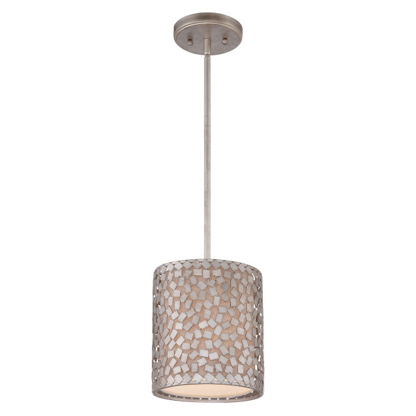 Lampa wisząca stare srebro Confetti 1xE27x100W Quoizel 849423