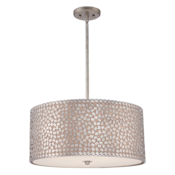 Lampa wisząca stare srebro Confetti 4xE27x100W Quoizel 849480