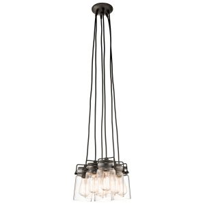 Lampa wisząca stary brąz Brinley 6xE27x60W wym: 287×30,5×30,5 cm Kichler 849714 Lampa wisząca stary brąz Brinley 6xE27x60W wym: 287×30,5×30,5 cm Kichler 849714