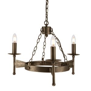 Lampa wisząca stary brąz Cromwell 3xE14x60W wym: 100x60x60 cm Elstead 851048 Lampa wisząca stary brąz Cromwell 3xE14x60W wym: 100x60x60 cm Elstead 851048