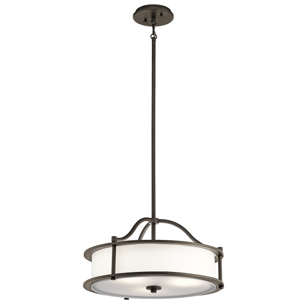 Lampa wisząca stary brąz Emory 3xE27x60W wym: 124,5x45,7x45,7 cm Kichler 849335