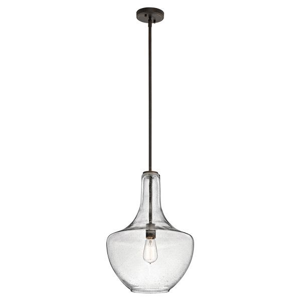 Lampa wisząca stary brąz Everly 1xE27x60W wym: 149,9x35x35 cm Kichler 849220