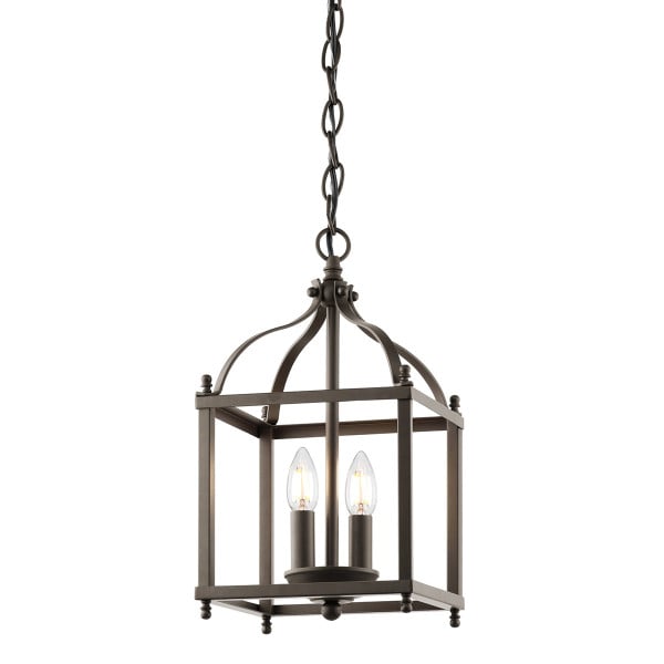 Lampa wisząca stary brąz Larkin 2xE14x60W wym: 226,1x20,3x20,3 cm Kichler 849579