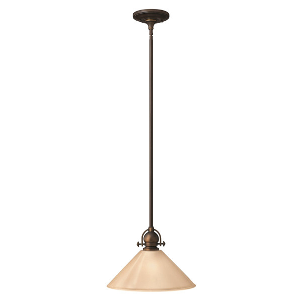 Lampa wisząca stary brąz Mayflower 1xE27x60W Hinkley 849338