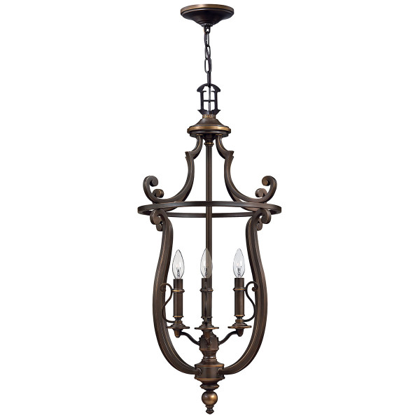 Lampa wisząca stary brąz Plymouth 4xE14x60W wym: 402,8x45,1x45,1 cm Hinkley 849736