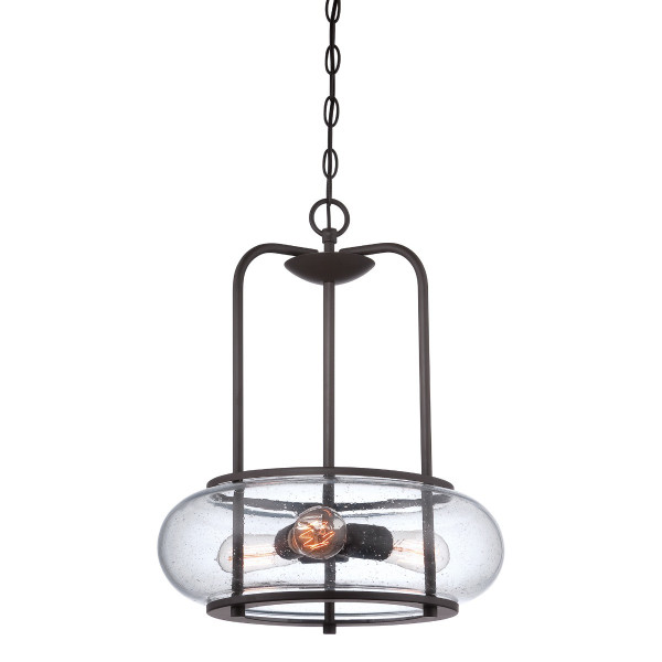 Lampa wisząca stary brąz Trilogy 3xE27x60W wym: 182,7x40,6x40,6 cm Quoizel 849489