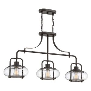 Lampa wisząca stary brąz Trilogy 3xE27x60W wym: 186,4×96,5×25,4 cm Quoizel 849186 Lampa wisząca stary brąz Trilogy 3xE27x60W wym: 186,4×96,5×25,4 cm Quoizel 849186