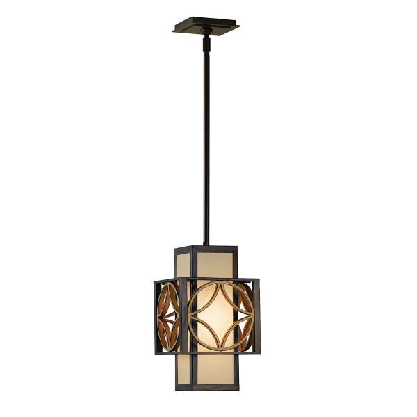 Lampa wisząca stary brązowo-paryskie złoto Remy 1xE27x60W Feiss 849238