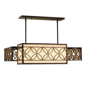 Lampa wisząca stary brązowo-paryskie złoto Remy 4xE27x60W Feiss 849397 Lampa wisząca stary brązowo-paryskie złoto Remy 4xE27x60W Feiss 849397