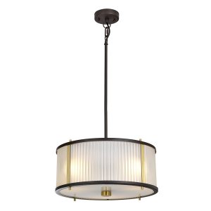 Lampa wisząca stary brązowo-złota Corona 3xE27x60W Elstead 850971 Lampa wisząca stary brązowo-złota Corona 3xE27x60W Elstead 850971