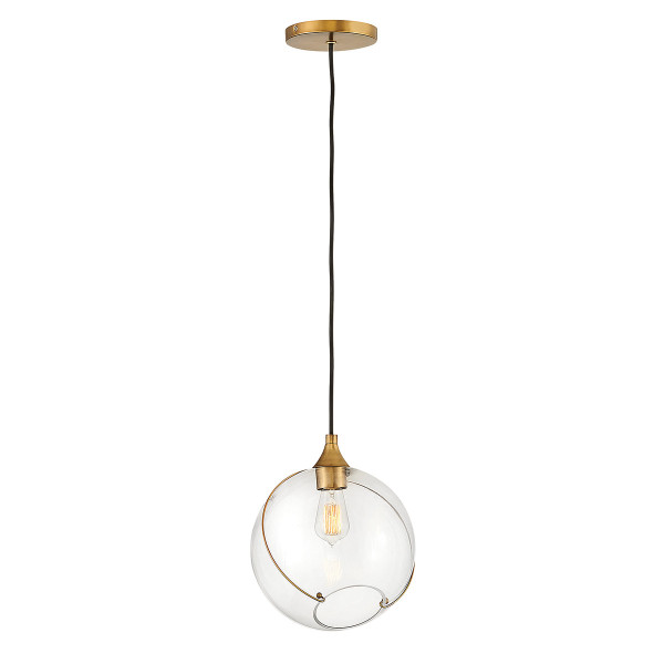 Lampa wisząca stary mosiądz Skye 1xE27x60W Quintiesse 849419