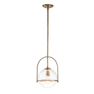 Lampa wisząca stary mosiądz Somerset 1xE27x60W wym: 43x30x30 cm Quintiesse 851920 Lampa wisząca stary mosiądz Somerset 1xE27x60W wym: 43x30x30 cm Quintiesse 851920