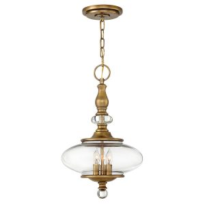 Lampa wisząca stary mosiądz Wexley 3xE14x60W Hinkley 849429 Lampa wisząca stary mosiądz Wexley 3xE14x60W Hinkley 849429