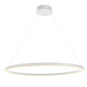 Lampa wisząca STATEN biała LED 43,5W biały ciepły 2000lm IP20 Endon 1019338 Lampa wisząca STATEN biała LED 43,5W biały ciepły 2000lm IP20 Endon 1019338