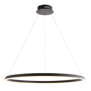 Lampa wisząca STATEN czarna LED 43,5W biały ciepły 1800lm IP20 Endon 1019033 Lampa wisząca STATEN czarna LED 43,5W biały ciepły 1800lm IP20 Endon 1019033