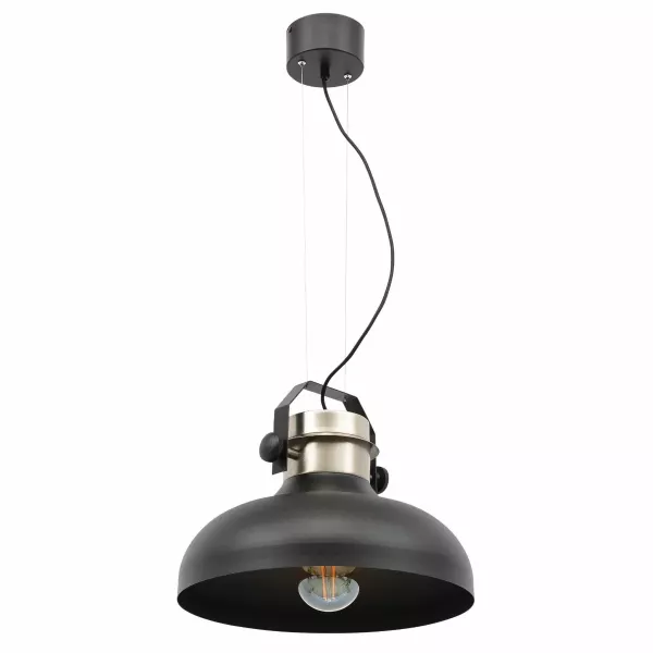Lampa wisząca STEALLE czarna/srebrna 391641