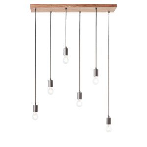 Lampa wisząca STELLAN antracytowa 6xE27x20W wym:125x80x25cm IP20 Endon 1026892 Lampa wisząca STELLAN antracytowa 6xE27x20W wym:125x80x25cm IP20 Endon 1026892