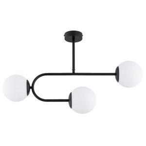 Lampa wisząca STELLAR czarno-biała 3xE14x10W wym:46x78x15cm IP20 Alfa 988631 Lampa wisząca STELLAR czarno-biała 3xE14x10W wym:46x78x15cm IP20 Alfa 988631