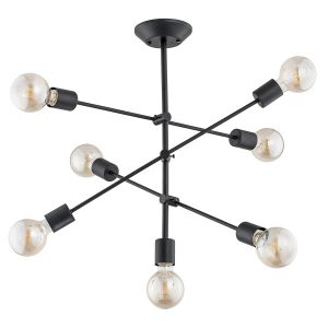 Lampa wisząca STEP regulowane sticki czarna 7xE27x15W IP20 Alfa 1030193 Lampa wisząca STEP regulowane sticki czarna 7xE27x15W IP20 Alfa 1030193
