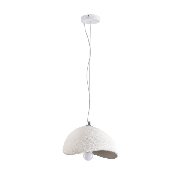 Lampa wisząca STONE biała 30 cm 744134