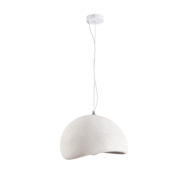 Lampa wisząca STONE biała 40 cm 744137