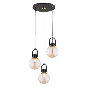 Lampa wisząca STORMI czarno-złota 3xE14x10W wym:95x38x38cm IP20 Alfa 1019142 Lampa wisząca STORMI czarno-złota 3xE14x10W wym:95x38x38cm IP20 Alfa 1019142