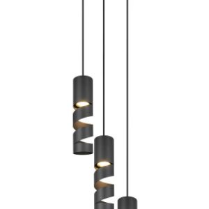 Lampa wisząca STREAM czarna 3xGU10x10W wym:150x28x28cm IP20 Trio 1019050 Lampa wisząca STREAM czarna 3xGU10x10W wym:150x28x28cm IP20 Trio 1019050