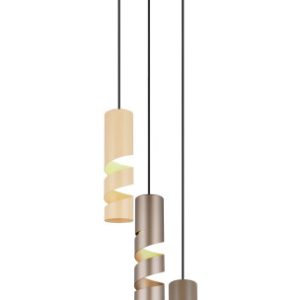 Lampa wisząca STREAM czarno-brązowa-kremowa-patyna 3xGU10x10W IP20 Trio 1019199 Lampa wisząca STREAM czarno-brązowa-kremowa-patyna 3xGU10x10W IP20 Trio 1019199