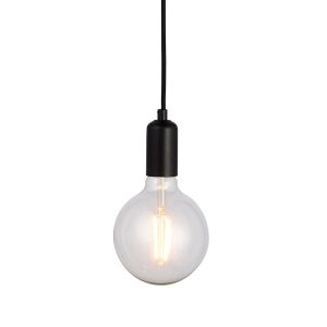 Lampa wisząca STUDIO pojedyncza czarna matowa 1xE27x40W IP20 Endon 988643 Lampa wisząca STUDIO pojedyncza czarna matowa 1xE27x40W IP20 Endon 988643