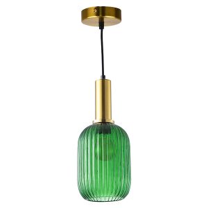 Lampa wisząca Suffolk szklana zielona 197297 Lampa wisząca Suffolk szklana zielona 197297