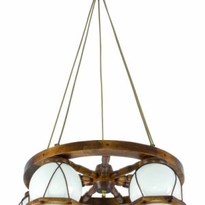 Lampa wisząca sufitowa EDYLIT drewniana rustykalna 5xE27 RETRO 2-020/5 1005242 Lampa wisząca sufitowa EDYLIT drewniana rustykalna 5xE27 RETRO 2-020/5 1005242