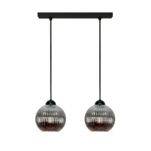 Lampa wisząca sufitowa EDYLIT grafitowe kule loft 2xE27 SFERA 15-058 1048981 Lampa wisząca sufitowa EDYLIT grafitowe kule loft 2xE27 SFERA 15-058 1048981