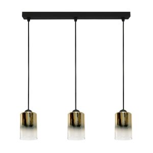 Lampa wisząca sufitowa EDYLIT złoty klosz 3xE27 FIORD 15-534 1048880
