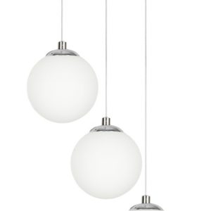 Lampa wisząca sufitowa kaskada LED zwis chrom glamour 3xE14 LEPE 13-572 1048807