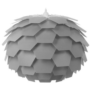 Lampa wisząca sufitowa kwiat szara L 60592 Lampa wisząca sufitowa kwiat szara L 60592