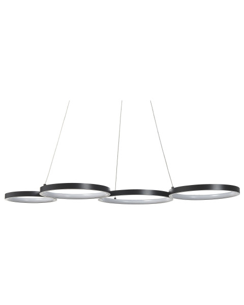Lampa wisząca sufitowa LED ring czarna 754282