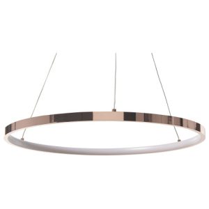 Lampa wisząca sufitowa LED ring różowe złoto 60730 Lampa wisząca sufitowa LED ring różowe złoto 60730
