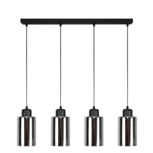 Lampa wisząca sufitowa listwa LED klosz grafit czarna 4xE27 LOYD SV 15-571 1048991 Lampa wisząca sufitowa listwa LED klosz grafit czarna 4xE27 LOYD SV 15-571 1048991