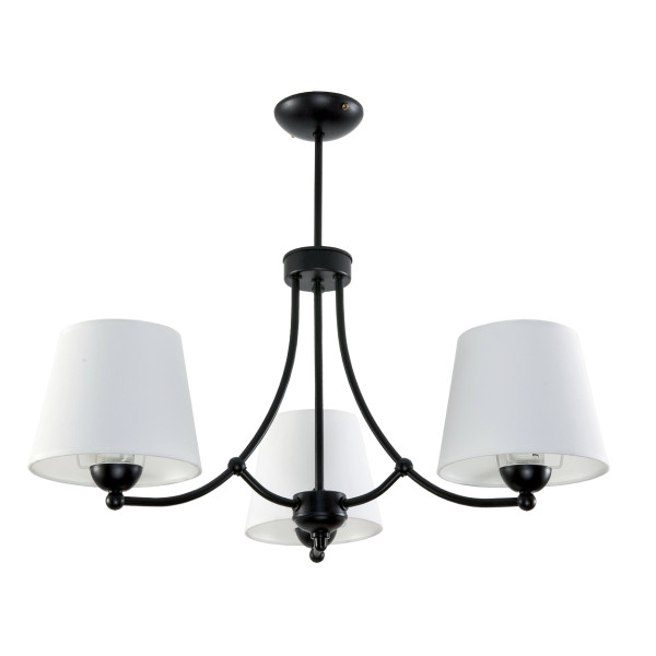Lampa wisząca sufitowa loft białe abażury EDYLIT 3xE27 AUGUSTO 11-672 1048813