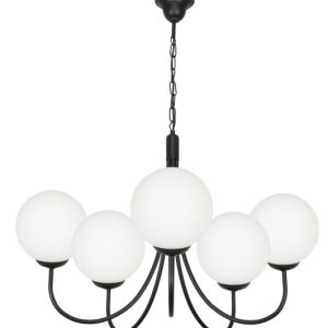 Lampa wisząca sufitowa loft białe kule EDYLIT 5xE14 DODA 14-890 1048922 Lampa wisząca sufitowa loft białe kule EDYLIT 5xE14 DODA 14-890 1048922